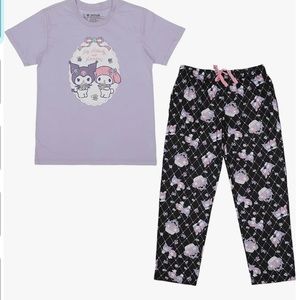 Kuromi and My Melody Pajama Set